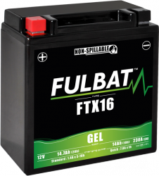 Akumulator FULBAT FUL GEL - FTX16 / YTX16 (Żelowy, bezobsługowy)