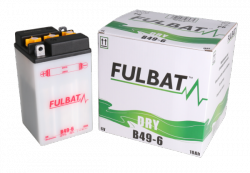 Akumulator FULBAT B49-6 (suchy, obsługowy, kwas w zestawie)