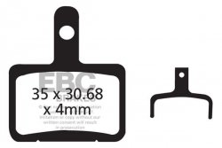CFA327HH - Klocki hamulcowe rowerowe (spiekane) EBC Brakes