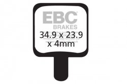 CFA340R - Klocki hamulcowe rowerowe (organiczne wyczynowe) EBC Brakes