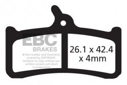 CFA359 - Klocki hamulcowe rowerowe (organiczne) EBC Brakes