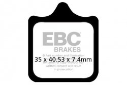 Klocki hamulcowe EBC EPFA322/4HH Extreme Pro (kpl. na 1 tarcze)