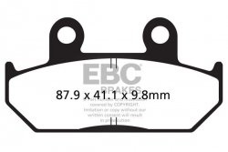Klocki hamulcowe EBC FA124/2 (kpl. na 1 tarcze)