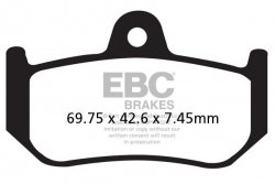 Klocki hamulcowe EBC FA320HH wzmacniane (kpl. na 1 tarcze)