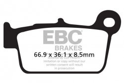 Klocki hamulcowe EBC FA367/2TT (kpl. na 1 tarcze)