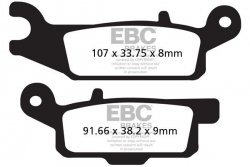 Klocki hamulcowe EBC FA446TT (kpl. na 1 tarcze)