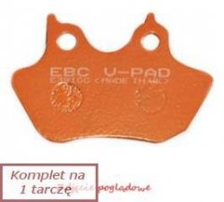 Klocki hamulcowe EBC FA672V V-PAD (kpl. na 1 tarcze)