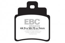 Klocki hamulcowe EBC SFAC355/4 skuterowe karbonowe (kpl. na 1 tarcze)