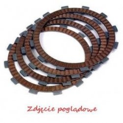 Tarcze cierne EBC SRC038 z włókien aramidowych + sprężyny (kpl)