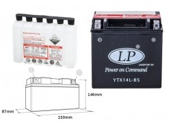 LANDPORT Harley-Davidson 1200 XL/XLH (04-05) akumulator  elektrolit osobno