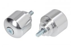 V PARTS (VICMA) KOŃCÓWKI KIEROWNICY M6X45 KOLOR SREBRNY, (STANDARD HONDA) HONDA CB, CBF, CBR, VFR, VTR 250-1300 1969-2008 (901PL