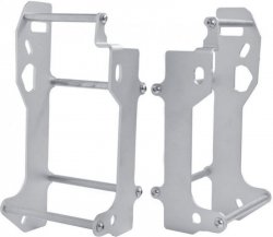 CROSSPRO PROMOCJA OSŁONY CHŁODNICY ALUMINIOWE AJP PR7 650 ADVENTURE 17-19 KOLOR SREBRNY