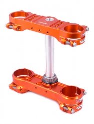 XTRIG PÓŁKI ZAWIESZENIA PRZEDNIEGO ROCS TECH TRIPLE CLAMPS KTM SX/SX-F 13-; EXC; HUSQVARNA 14-22; GAS GAS 21-22 (OFFSET 22MM) KO
