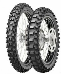DUNLOP KOMPLET OPON (636108/24) 80/100-21 GEOMAX MX33 51M TT PRZÓD DOT 2024 + (636097/23) 110/90-19 GEOMAX MX33 62M TT TYŁ DOT 2