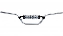 RENTHAL KIEROWNICA 7/8 CALA (22MM) ATV HANDLEBAR RACE BAR SILVER KOLOR SREBRNY Z GĄBKĄ