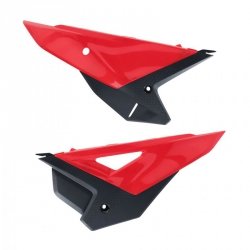 POLISPORT BOCZKI TYLNE HONDA CRF 250R 22-24; CRF 450R 21-24 KOLOR CZERWONY (RESTYLING CRF 450R 25) (OBIE STRONY)