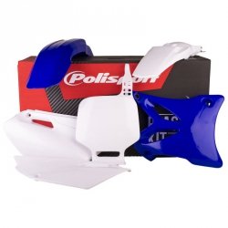 POLISPORT KOMPLET PLASTIKÓW YAMAHA YZ 85 02-14 KOLOR NIEBIESKI BIAŁY
