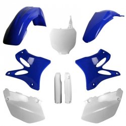 POLISPORT KOMPLET PLASTIKÓW (FULL KIT) YAMAHA YZ 125/250 05 W ZESTAWIE TABLICA PRZEDNIA (8658000001) I OSŁONY AMORTYZARORÓW (839