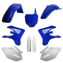 POLISPORT KOMPLET PLASTIKÓW (FULL KIT) YAMAHA YZ 250F 05; YZ 450F 05 W ZESTAWIE TABLICA PRZEDNIA (8658000003) I OSŁONY AMORTYZAR