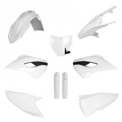 POLISPORT KOMPLET PLASTIKÓW (FULL KIT) HUSQVARNA TC/FC 15 W ZESTAWIE TABLICA PRZEDNIA (8672200001) I OSŁONY AMORTYZARORÓW (83986
