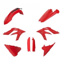 POLISPORT KOMPLET PLASTIKÓW (FULL KIT) BETA X-TRAINER 15-19 W ZESTAWIE OSŁONY AMORTYZATORÓW (8398700001) KOLOR CZERWONY