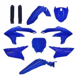 POLISPORT KOMPLET PLASTIKÓW (FULL KIT) YAMAHA YZ 250F 24-25; YZ 450F 23-25 W ZESTAWIE TABLICA PRZEDNIA (8680900001) I OSŁONY AMO