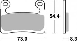 SBS KLOCKI HAMULCOWE KH724 STREET PERFORMANCE (EXCEL) SINTER KOLOR ZŁOTY BMW S 1000RR, R 1250GS/GS ADVENTURE/RT/RT SPORT 19-