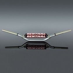 RENTHAL KIEROWNICA 1,1/8 CALA (28,6MM) MX TWINWALL 998 HANDLEBAR GREY REED / WINDHAM PADDED KOLOR SZARY Z GĄBKĄ