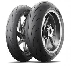 MICHELIN KOMPLET OPON CAI988009/25) 120/70ZR17 POWER 6 (58W) M/C TL PRZÓD DOT 2025 + (CAI373375/24) 160/60ZR17 POWER 6 (69W) M/C