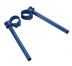 ACCEL KIEROWNICA DWUCZĘŚCIOWA STREET CLIP-ON UCHWYT 43MM KOLOR NIEBIESKI - PROMOCJA