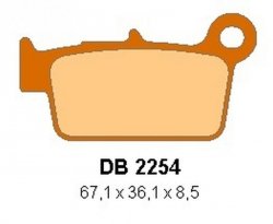 DELTA BRAKING KLOCKI HAMULCOWE KH367/2 TYŁ BETA RR 50/125 08-15, 200 URBAN 08-15, 200 RR 20-23, 250 RR 13-22, 300 RR 13-23, 350 