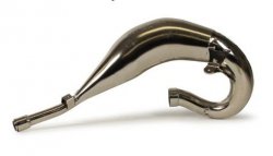 DEP PIPES DYFUZOR/KOMORA/TUBA REZONANSOWA NIKLOWANA (FRONT EXHAUST PIPE NICKEL): HONDA CR 125 90-97