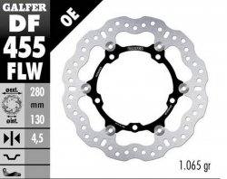 GALFER TARCZA HAMULCOWA PRZÓD YAMAHA MT 07 (ABS) 14-20; TRACER GT 16-; SRX 700 15-; XTZ 700 TENERE 19-23 (WAVE FLOATING) (280X13
