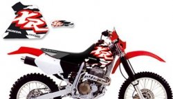 BLACKBIRD KOMPLET NAKLEJEK (OKLEIN) HONDA XR 600 88-99 ORIGINAL (16)