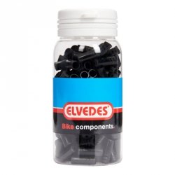 ELVEDES WYPRZEDAŻ KOŃCÓWKA PANCERZA PRZERZUTKI(4.3MM) KOLOR CZARNY OPAKOWANIE ZBIORCZE 150SZT