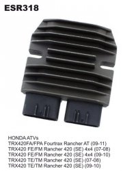 ELECTROSPORT REGULATOR NAPIĘCIA HONDA TRX 420 FOURTRAX RANCHER 07-13, MUV700BIG RED '09-'13