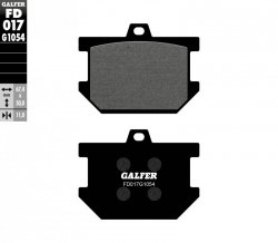 GALFER KLOCKI HAMULCOWE KH034 PÓŁMETALICZNE