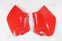 UFO BOCZKI TYLNE HONDA XR 250R / XR400R 96-10 KOLOR CZERWONY