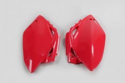 UFO BOCZKI TYLNE HONDA CRF 450R 05-06, KOLOR CZERWONY
