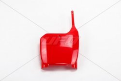 UFO TABLICA NA NUMER STARTOWY HONDA CR 125/250 00-03, CRF 450 02-03 KOLOR CZERWONY