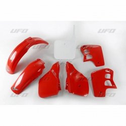 UFO KOMPLET PLASTIKÓW HONDA CR 500 89-90 KOLOR OEM (CZERWONY/BIAŁY) (HO091E999)