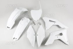 UFO KOMPLET PLASTIKÓW HONDA CRF 250R 18-21, CRF 450R 17-20 KOLOR BIAŁY (HO119E041)