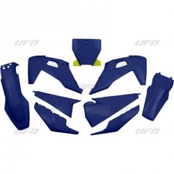 UFO KOMPLET PLASTIKÓW HUSQVARNA TC 125/250 19-22, FC 250/350/450 19-22 KOLOR GRANATOWY (HU622E087)