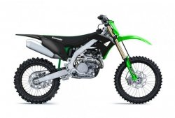 UFO KOMPLET PLASTIKÓW KAWASAKI KXF 250 21, KXF 450 19-21 KOLOR CZARNY / ZIELONY ( W ZESTAWIE OSŁONY TELESKOPÓW ORAZ NAKLEJKI )