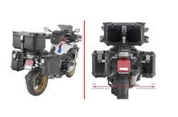 KAPPA 2025/05 STELAŻ KUFRÓW BOCZNYCH MONOKEY CAM SIDE BMW R 1200 GS / ADV 13-18, R 1250 GS / ADV 19-24 - POD KUFRY KVG KVOYAGER ALU - PRAWY KVGS33 WCIĘTY