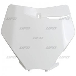 UFO TABLICA NA NUMER STARTOWY KTM SX/SXF 19-20 KOLOR BIAŁY