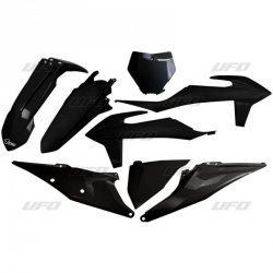 UFO KOMPLET PLASTIKÓW KTM SX 125/150/250 19-22, SXF (SX-F) 250/350/450 19-22 KOLOR KOLOR CZARNY (KT522E001)