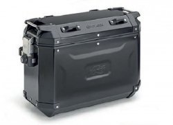 KAPPA 2025/05 KUFER BOCZNY 37L MONOKEY CAM SIDE KVG37B KVOYAGER ALUMINIOWY PRAWY KOLOR CZARNY ANODOWANY BLACK LINE
