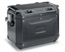 KAPPA 2025/05 KUFER BOCZNY 48L MONOKEY CAM SIDE KVG48B KVOYAGER ALUMINIOWY PRAWY KOLOR CZARNY ANODOWANY BLACK LINE