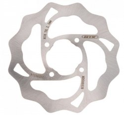 MTX PARTS TARCZA HAMULCOWA TYŁ KTM SX 65 04-21, HUSQVARNA TC 65 19-21, GAS GAS MC 21, WAVE (160X45X3MM) (4X6,5MM)